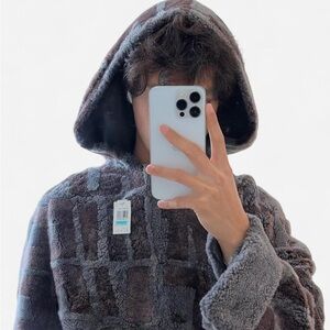 Ermenegildo Zegna Couture – Exclusive Runway Genuine Lambskin Fur Hoodie